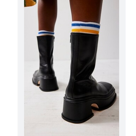Free People JEFFREY CAMPBELL Miranda Platform Boots Size 8.5 - Picture 3 of 7